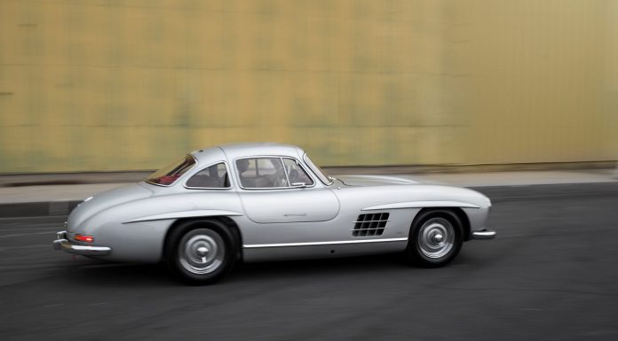 Mercedes-Benz 300SL Alloy Gullwing auction side