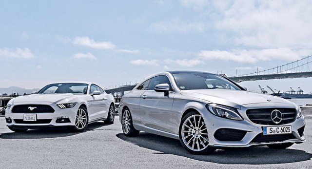 Mercedes-Benz C-Class Coupe rendered front