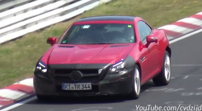 Mercedes-Benz SLC spied at the Nurburgring