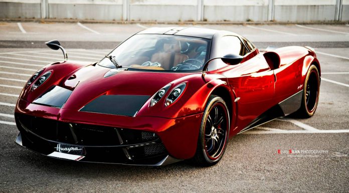 Beautiful Red Pagani Huayra Photoshoot 