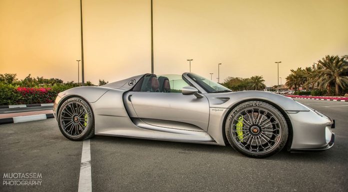 Porsche 918 Spyder for sale in Dubai front