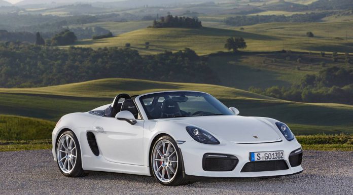 White Porsche Boxster Spyder Stuns in the Wild!