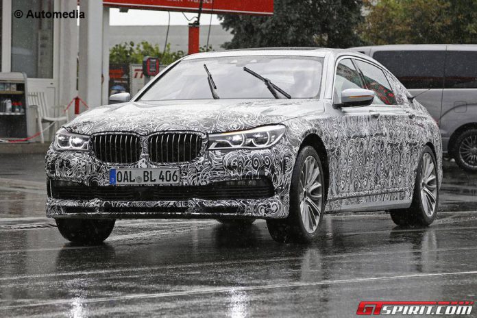 Next-gen Alpina B7 spy shot front