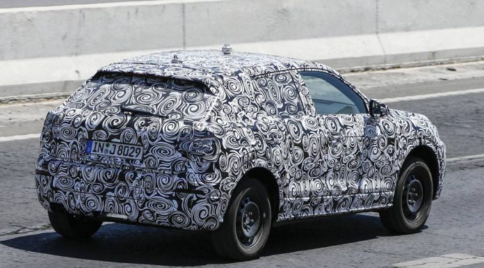 2016 Audi Q1 Spy Shots From First Round of Testing rear
