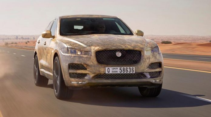 Jaguar F-Pace testing front