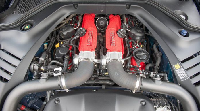2016 Ferrari California T engine