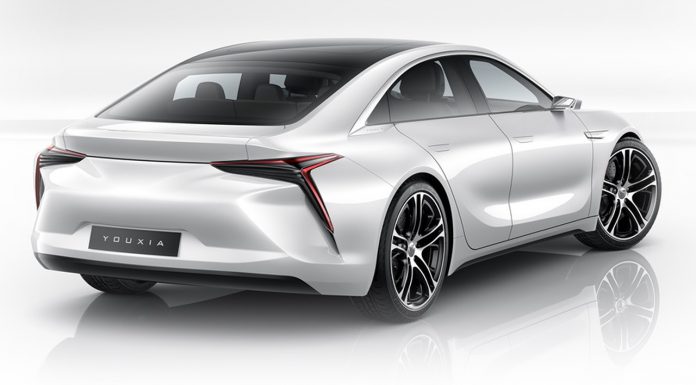 Youxia X, Tesla Model S rival rear