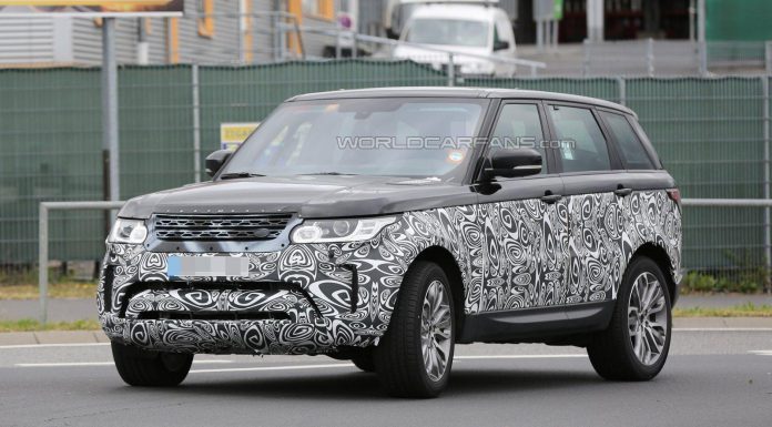Facelifted Range Rover Sport spied