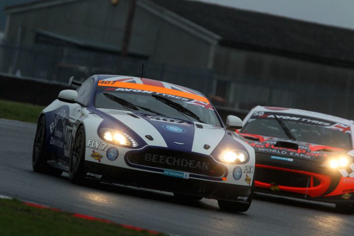 The Beechdean Aston Martin Vantage GT4 at full tilt