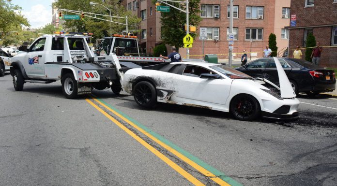 Fake Lamborghini Crash