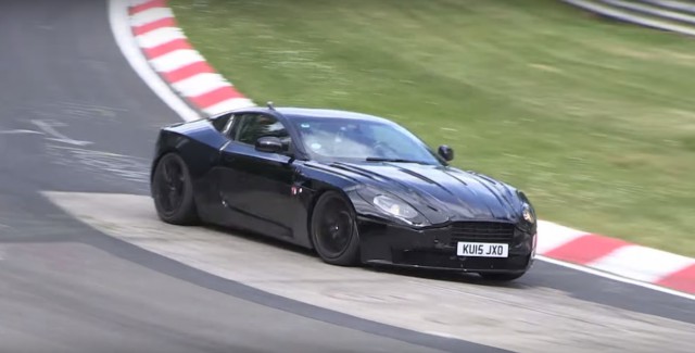 Aston Martin DB11 tests at the Nurburgring