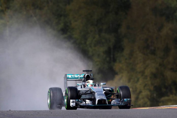 Mercedes at Belgian GP 2015