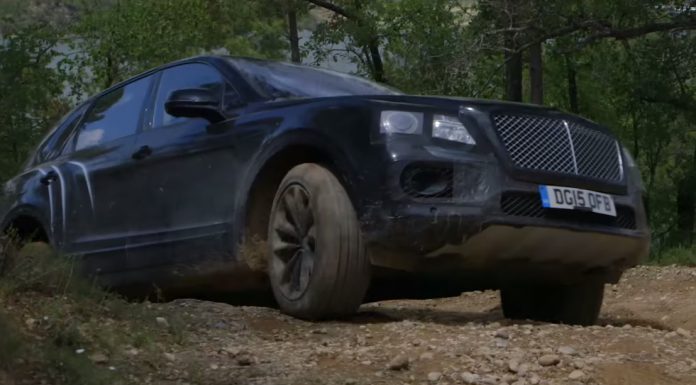 Bentley Bentayga goes off-road