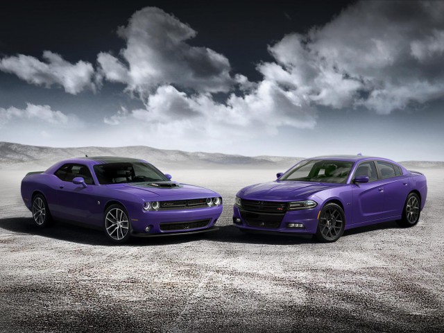 Dodge Debuts Plum Crazy Paint in 2016 Charger and Challenger