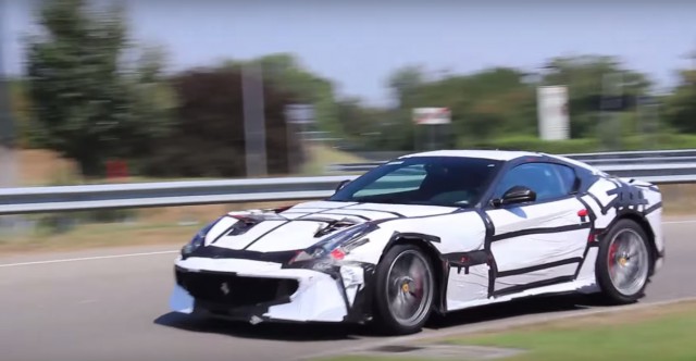 Ferrari F12 Versione Speciale filmed in Italy