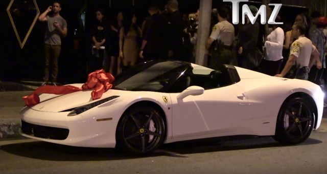 Kylie Jenner Ferrari 458 Spider