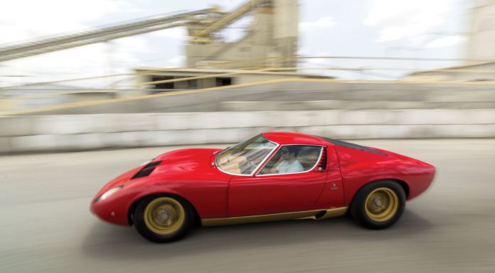 Lamborghini Miura SV auction side