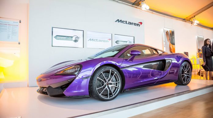 Purple McLaren 570S