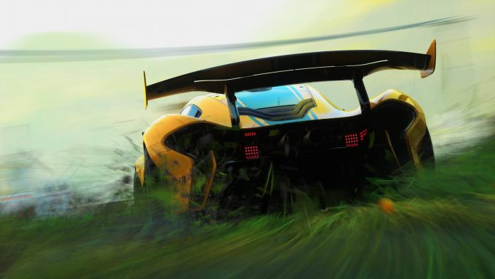 McLaren P1 GTR Drifting