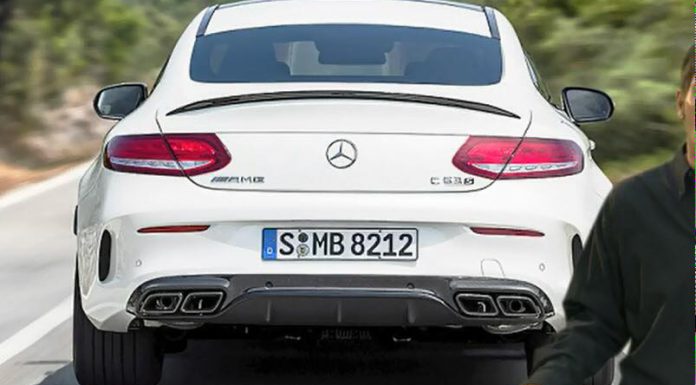 Mercedes-AMG C63 Coupe S leaked rear
