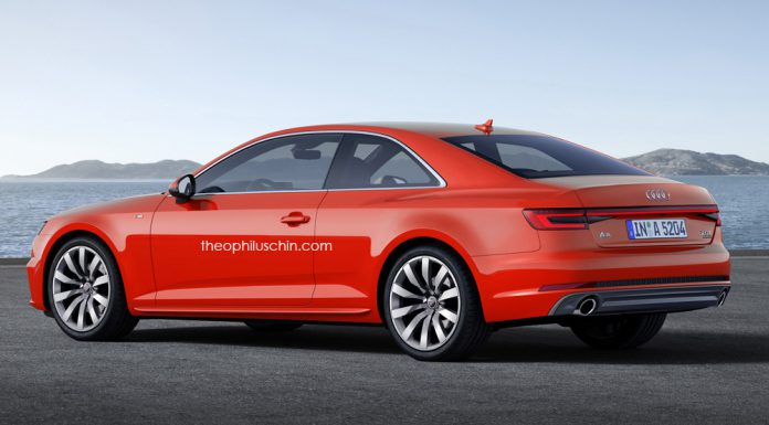 Next-gen Audi A5 front