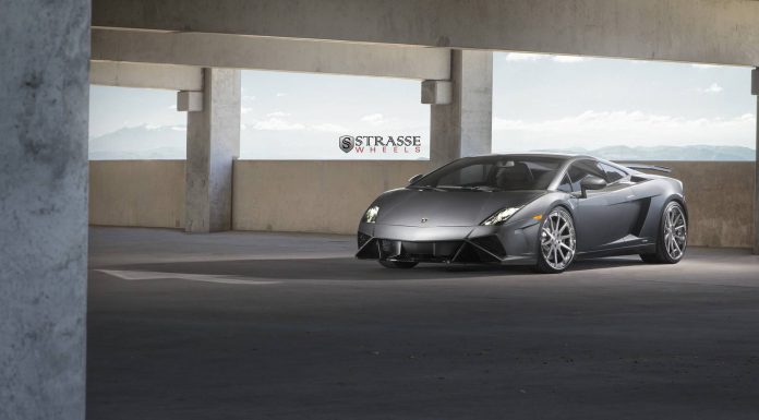 Grigio Lynx Lamborghini Gallardo Final Edition on Strasse Wheels