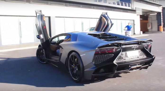 Lamborghini Aventador race exhaust
