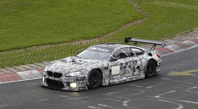 BMW M6 GT3 spy shots front