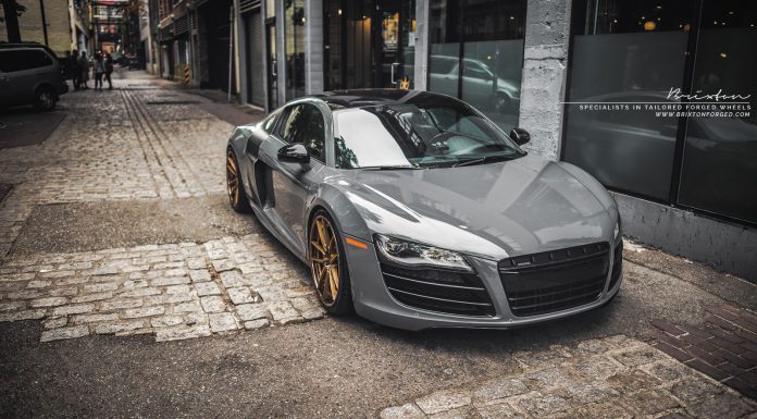 Audi R8 V10 on Brixton Forged M53 Targa Series