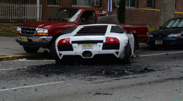 Fake Lamborghini Murcielago Crash in Jersey