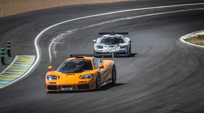 McLaren parade lap at Le Mans