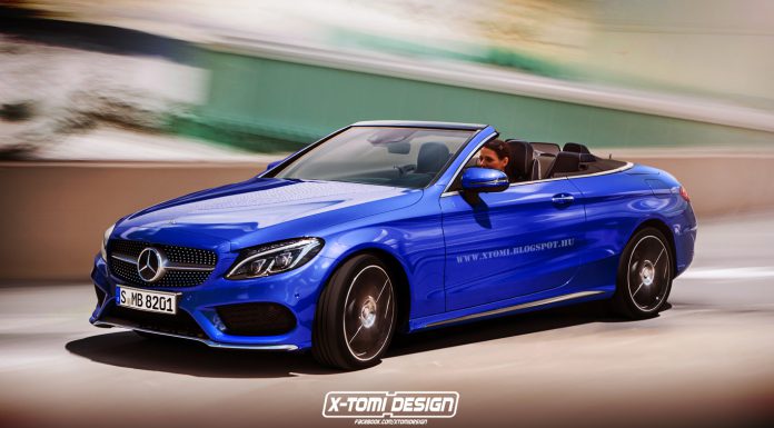 Mercedes-Benz C-Class Cabriolet rendered