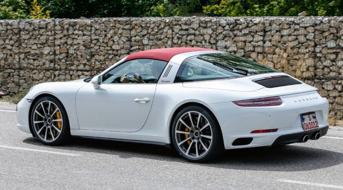 Fully Undisguised Porsche 911 Targa Spy Shots 
