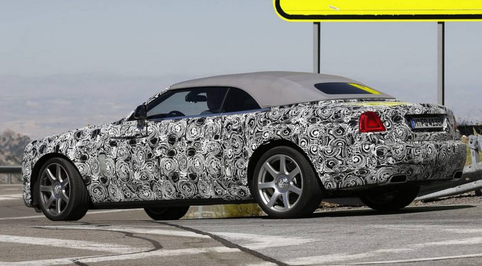 New Spy Shots of the Rolls-Royce Dawn Emerge 