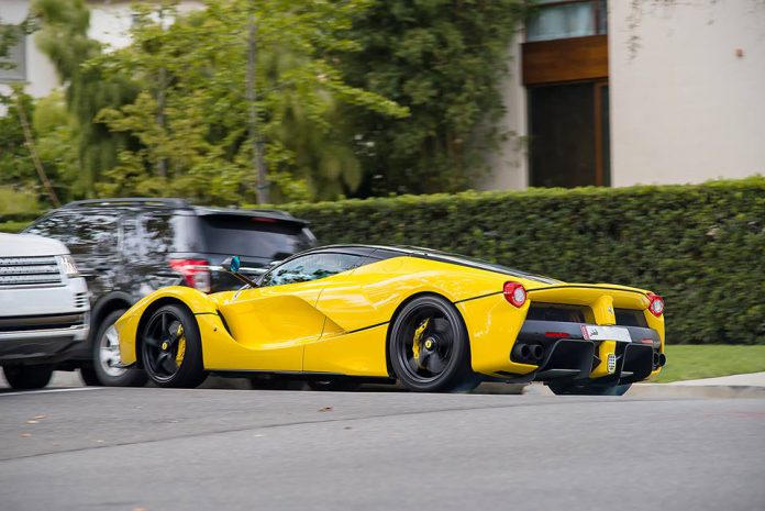 Yellow LaFerrari Beverly Hills