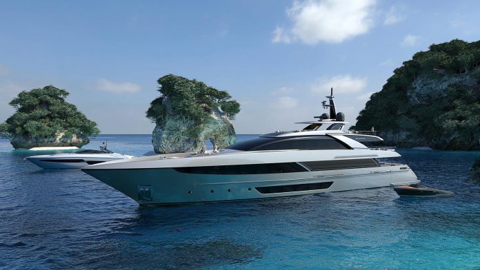 Riva superyacht front