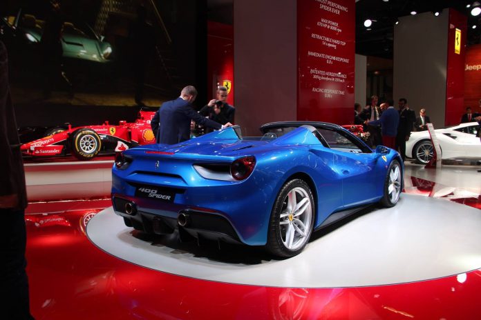 Ferrari 488 Spider  rear