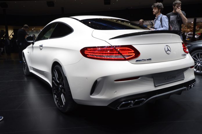 Mercedes-AMG C63 Coupe Frankfurt rear