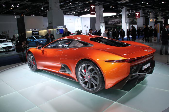 Jaguar C-X75 rear