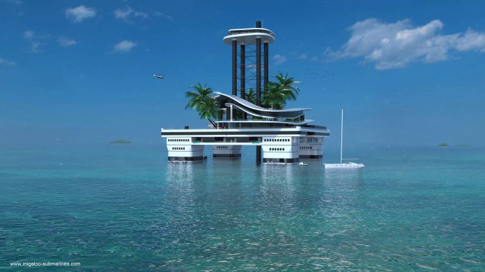 Private floating island - Kokomo Ailand
