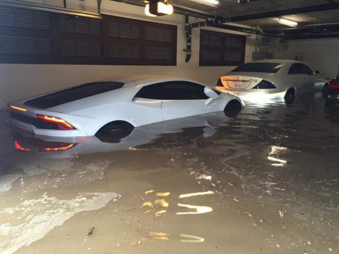 Lamborghini Huracan destroyed