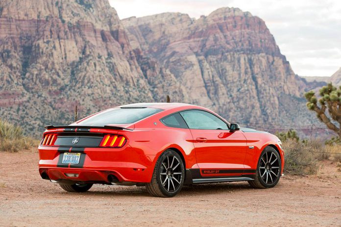 Shelby Mustang EcoBoost side rear
