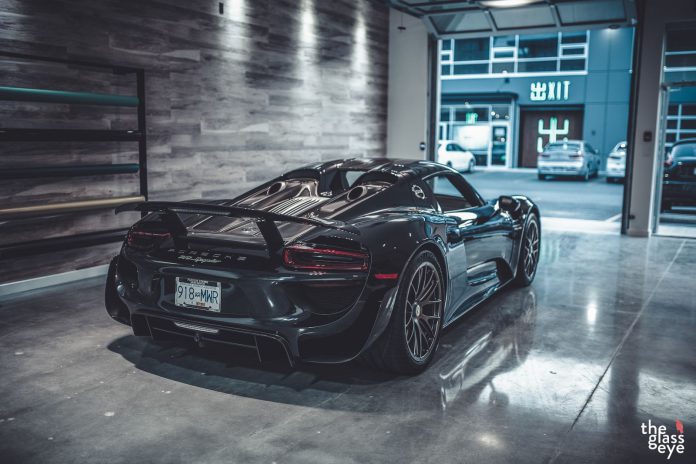 Canadian Porsche 918 Spyder rear