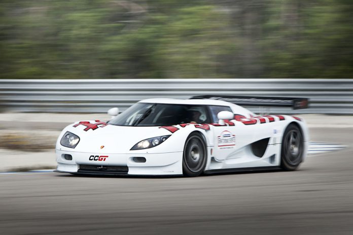 Koenigsegg CCGT front three quarters left