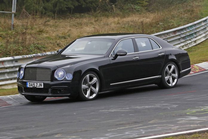 Bentley Mulsanne Facelift spy shot