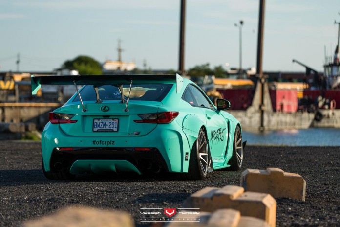 Lexus RC F with Vossen Wheels