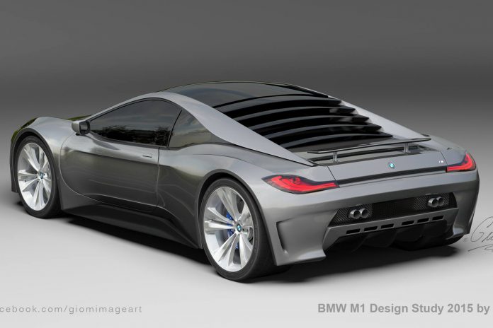 Modern BMW M1 rear
