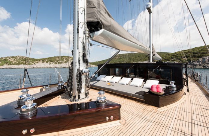 Sailing Yacht RoxStar sundeck