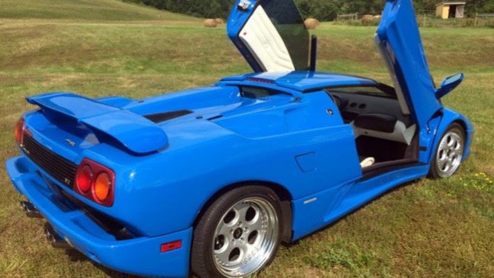 Donald Trump Lamborghini Diablo rear