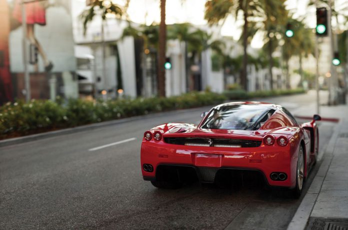 Ferrari Enzo auction rear